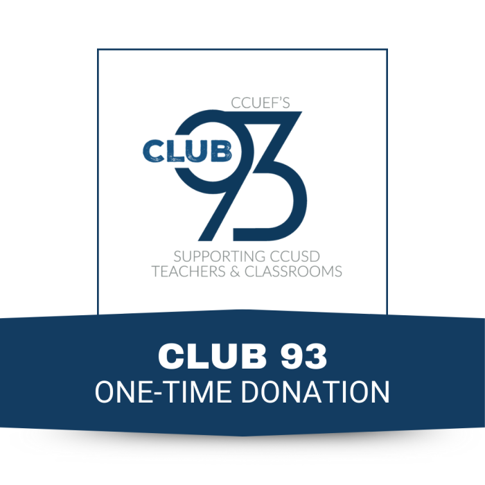 club 93 one time donation