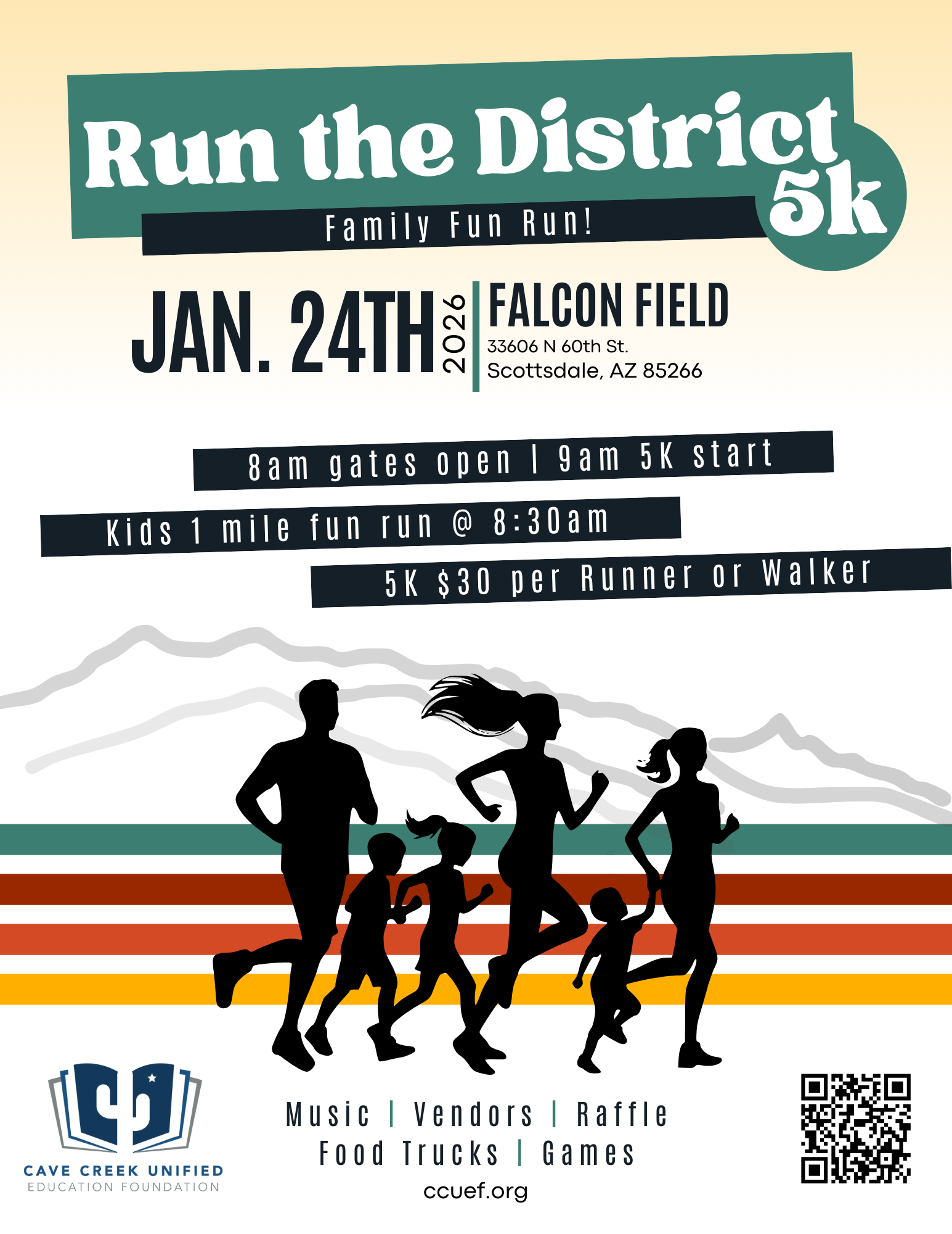 run the district fundraiser for the cave creek unified education foundation